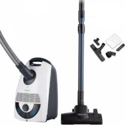 HooGo B3+ Bodenstaubsauger 3 Liter Mit Beutel Inkl. Parkett-, Polster- Und Fugendüse, Möbelbürste, 11m Aktionsradius, HEPA14 Filter, Allergikertauglich -SaugProfi Sparmarkt eeee63edff14f9f2e734afcf5af6c0d5