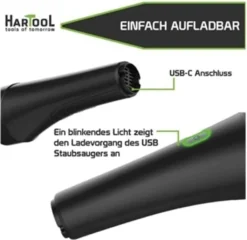 HARTOOL Akku Handstaubsauger Beutellos 3 In 1 Handstaubsauger - Luftpumpe - Vakuumpumpe -SaugProfi Sparmarkt f07323aff048f691a6c43b1c33d1a8e6