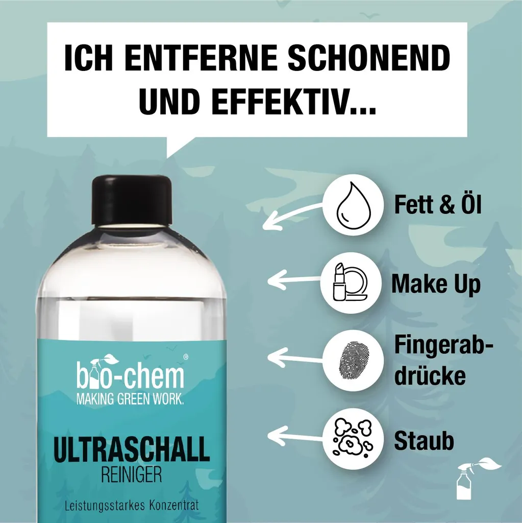 BioChem Ultraschallreiniger Konzentrat, 1000 Ml, Flüssigkeit (Konzentrat), Flasche, Für Die Nutzung Im Innenbereich Geeignet 2 BioChem Ultraschallreiniger Konzentrat, 1000 Ml, Flüssigkeit (Konzentrat), Flasche, Für Die Nutzung Im Innenbereich Geeignet – Bild 2