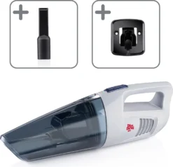 Dirt Devil Handstaubsauger DD5001 - 80W - Kabelloser Handsauger - Inkl. Wandhalterung Und Versenkter Bürste - Aufgeladen In 5 Stunden - 20 Minuten Akkulaufzeit - 0,5L Staubbehälter - Weiß -SaugProfi Sparmarkt f52795e0494c14524957e55b65f941d0