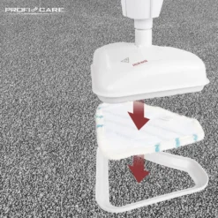 ProfiCare Dampfmop PC-DR 3093 Anthrazit-weiss / 1.500 Watt / Dampfreiniger Für Alle Bodenbeläge / 99 % Gegen Viren -SaugProfi Sparmarkt f8057ac364dddac633410a1cad45a20e