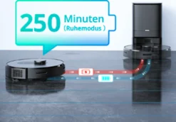 360 SMARTAI Botslab S8 Plus Staubsauger Roboter Mit Absaugstation 4L, 2700Pa Saugroboter Mit Wischfunktion Lasernavigation,Kartierung Mehrerer Etagen 28 360 SMARTAI Botslab S8 Plus Staubsauger Roboter Mit Absaugstation 4L, 2700Pa Saugroboter Mit Wischfunktion Lasernavigation,Kartierung Mehrerer Etagen -SaugProfi Sparmarkt f81cecf2e21d8543eaa41bbaf85a4f0c