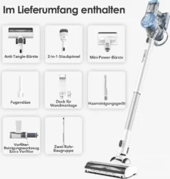 Tineco A11 Pet Akku Staubsauger, Anti-Wicklung, Starke Saugkraft, Handstaubsauger, Lange Laufzeit, Leicht Für Teppich Und Hartboden -SaugProfi Sparmarkt f82b8015758da48f9863906c5f3c05ba