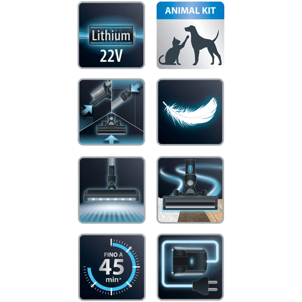 Rowenta RH 6974 X-Pert 3.60 3in1 Akku Stielsauger Mit Herausnehmbaren Handstaubsauger, Elektrobürste, Beutellos, Li-Ion Akku 22 V, 2 Stufen 10 Rowenta RH 6974 X-Pert 3.60 3in1 Akku Stielsauger Mit Herausnehmbaren Handstaubsauger, Elektrobürste, Beutellos, Li-Ion Akku 22 V, 2 Stufen – Bild 10