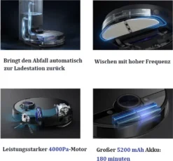 Midea S8+ Saugroboter 5200mAh Bl | 714307 Mit Behälterstation -SaugProfi Sparmarkt fa54d1bcdc75672c0c290a4f56b429d5